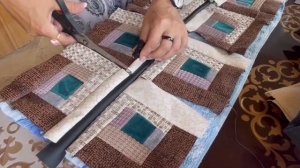 Муж завалил ПОДАРКАМИ и я сразу села ШИТЬ! Из образцов мебельных тканей!