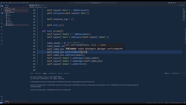 Create An Ollama Desktop App With Python & PyQt6 | Python GUI Application