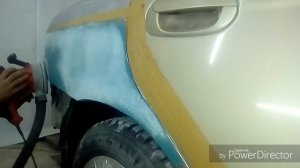 Киа Спектра , ремонт крыла, покраска китайского бампера. Kia spectra