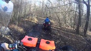 Первая покатушка с сыном. Yamaha Grizzly 550 и Kayo AU 125  Часть 1.