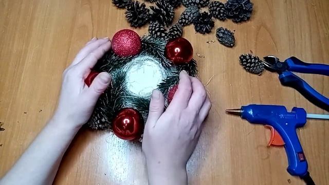 Новогодняя свеча❄️?️для украшения дома❄️своими руками❄️ смотреть онлайн