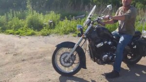 Honda Steed,первый раз на мотоцикле за 30 лет