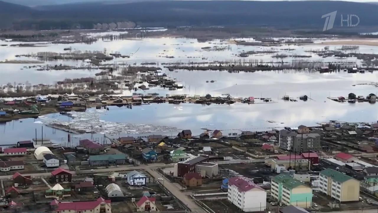 Паводковая обстановка в Якутии. Стихийные бедствия в Якутии. Паводки.