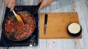 Круглый БАКЛАЖАН "буржуй" с начинкой. Необычно...