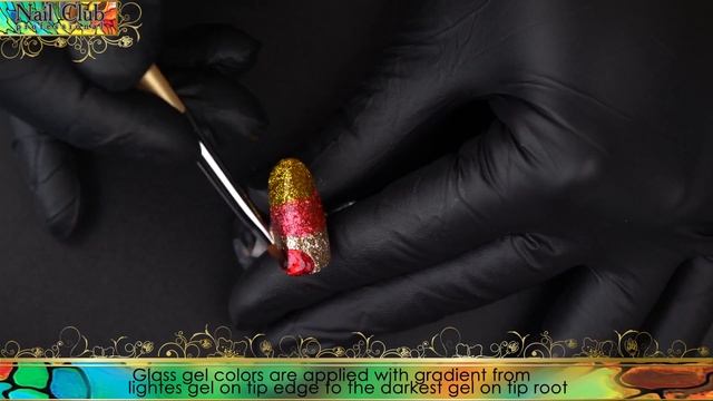 Витражная гель-краска для ногтей VR-06 Rosso смотреть онлайн