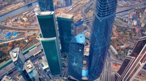 Полет над Москва-сити | Moscow-city | MosKVAD