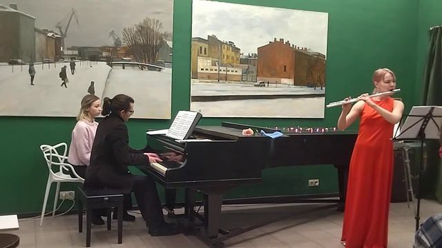 Эрвин Шульгоф. Соната для флейты и фортепиано.Анастасия Тонина и Сергей Осколков мл. смотреть онлайн