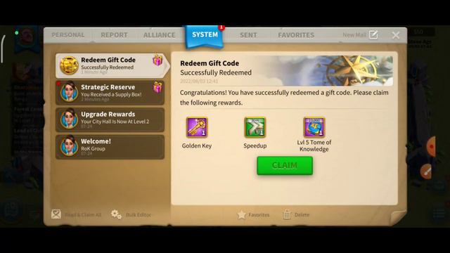 NEW RISE OF KINGDOMS CODES AUGUST 2022 - RISE OF KINGDOMS REDEEM CODES 2022 - ROK CODES смотреть онлайн