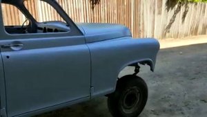 Кузов ГАЗ М-72 после реставрации.