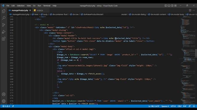 Web Programming I -Design a responsive single product view modal in product page