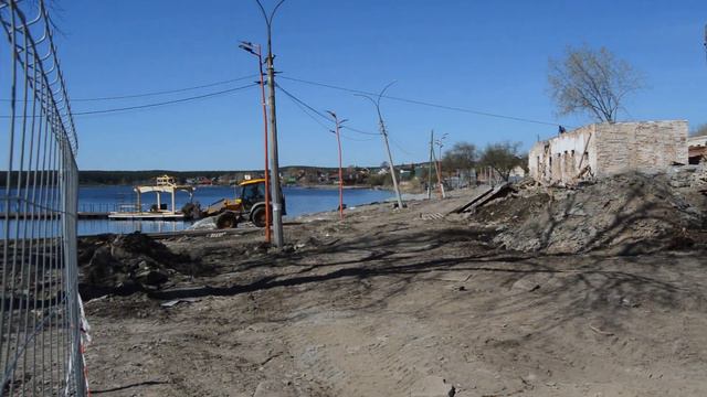 Реконструкция набережной в Сысерти 2021