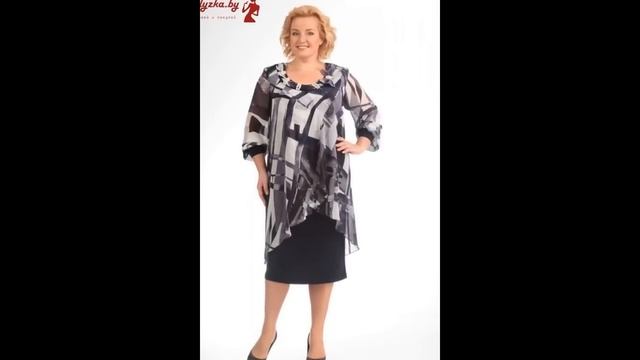 Купить платье 56-66р 2017г. в Интернет магазине Блузка бай / Blyzka.by смотреть онлайн