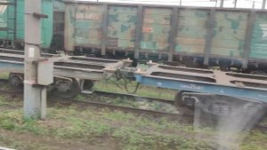 Отправление со станции Ишим из окна поезда