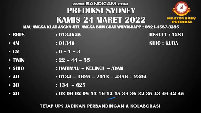 PREDIKSI SIDNEY JUMAT 25 MARET 2022 | RUMUS SYDNEY HARI INI | BOCORAN 4D SDY HARI INI смотреть онлайн