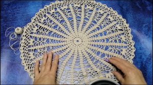 №264 Решила связать салфетку крючком 🧶ВязоVLOG  1 часть #салфеткакрючком #вязание #салфетка