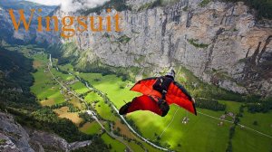 Даст ист фантастиш. It's fantastic. Wingsuit.
