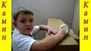 Камин  из картона своими руками   Фальш камин.