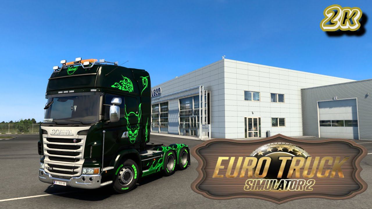 Euro Truck Simulator 2. Кооп с @ursus83. Cегодня едем без модов!