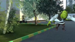 running from SHREK in a school | Garry's Mod