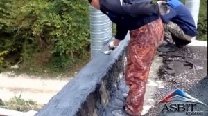 Видео инструкция монтажа кровли битумно полимерной мастикой Асбит