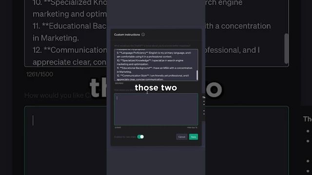 ? How to Personalize ChatGPT (Custom Instructions)