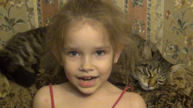 Наша Злата. Учим скороговорки. "Кукушка кукушонку..." смотреть онлайн