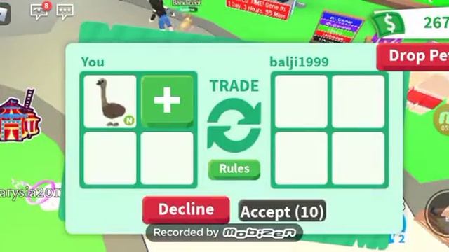 Что доют за неон EMU!!ROBLOX(Роблокс)Adopt me смотреть онлайн