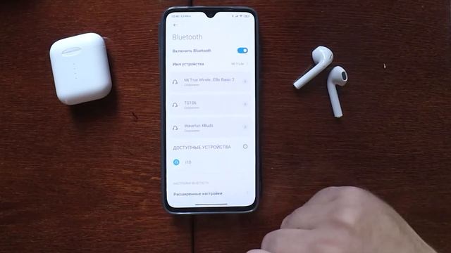 TWS наушники i10 смотреть онлайн