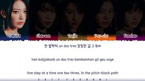 LE SSERAFIM (르세라핌) - 'Fire in the belly' Lyrics [Color Coded_Han_Rom_Eng]