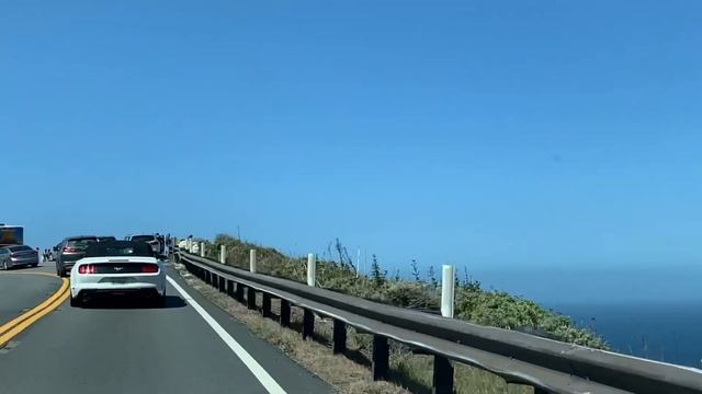 Big Sur In California. Живописное побережье Калифорнии
