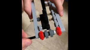 Модель двухступенчатой коробки передач из Лего