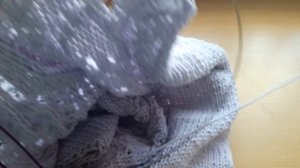 #Пончо спицами. Накидка спицами. Часть 3. МК.