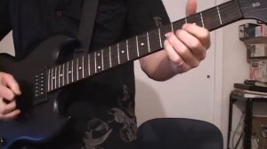 DR Black Beauties - Black Guitar Strings on Flat Black SG