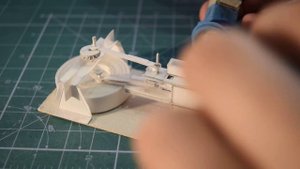 Working paper model of steam engine / Действующая модель парового двигателя из бумаги
