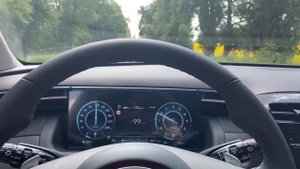 Новый Hyundai Tucson 2021 Гибрид / Hybrid. Адаптивный круиз. Трасса