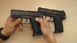 Что выбрать пластик или "металл"? Сравнительный обзор H&K USP Compact от Tokyo Marui и KWA.