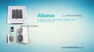 Alliance - Non-Inverter Ceiling Cassette Type Air-Conditioner (220V - 1Ph) G-Series 125