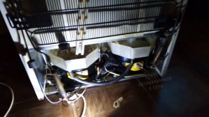 Ремонт холодильника Bosch KGS36XW20R/01, замена компрессора.