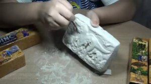 Раскопки динозавра. 2 Скелета в одном Наборе. Обзор игрушек, распаковка. dinosaur excavations