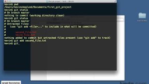 5.01 Making Changes to Files Adding files (Как добавлять файлы в git репозиторий)