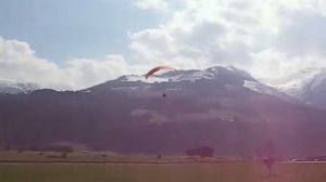 PPG Powered Paraglider Takeoff In Piesendorf