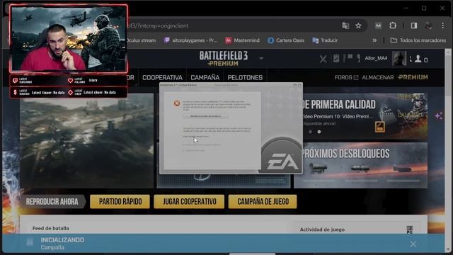 BATTLEFIELD 3 FAIL EA APP NO SIRVE PARA NADA... смотреть онлайн