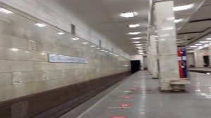 Станция Метро Партизанская ночью 29.01.22