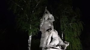 Мамаев Курган Ночью. 4К