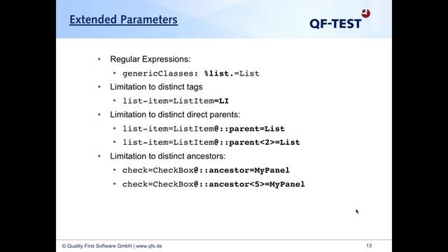 CustomWebResolver in QF-Test | GUI Test Tool for Java, Web, Android and Windows смотреть онлайн