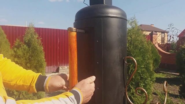 Коптильня, мангал, барбекю из газовых балонов. смотреть онлайн