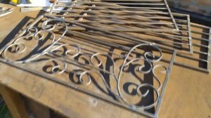 Подставка для обуви в  четыре яруса. Холодная ковка своими руками.