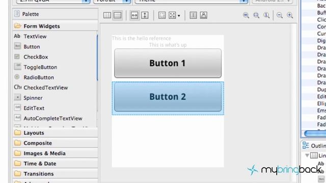 Learn Android Tutorial 1.5- XML made Simple & Java Intro смотреть онлайн