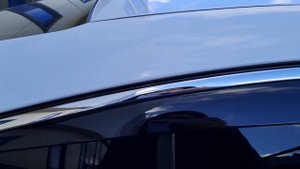 Дефлекторы окон с хромом на Hyundai Elantra 2019года