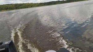 Водная прогулка по Лемболовскому озеру.Испытываем лодку и мотор.